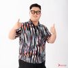Áo Sơ Mi Ngắn Tay Big Size Nam In Họa Tiết Kẻ Màu