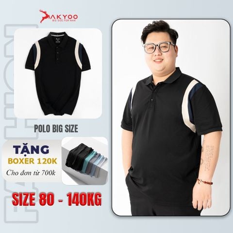 Polo Viền Vai Big size 80-140kg