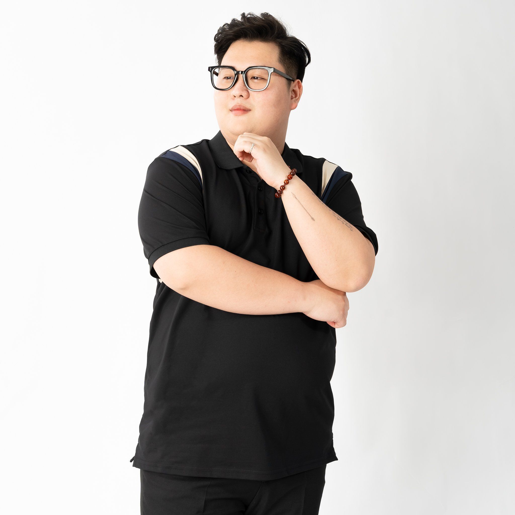 Áo Polo Viền Vai Big Size Nam