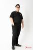Áo Polo Đen Cổ Xanh Big Size Nam