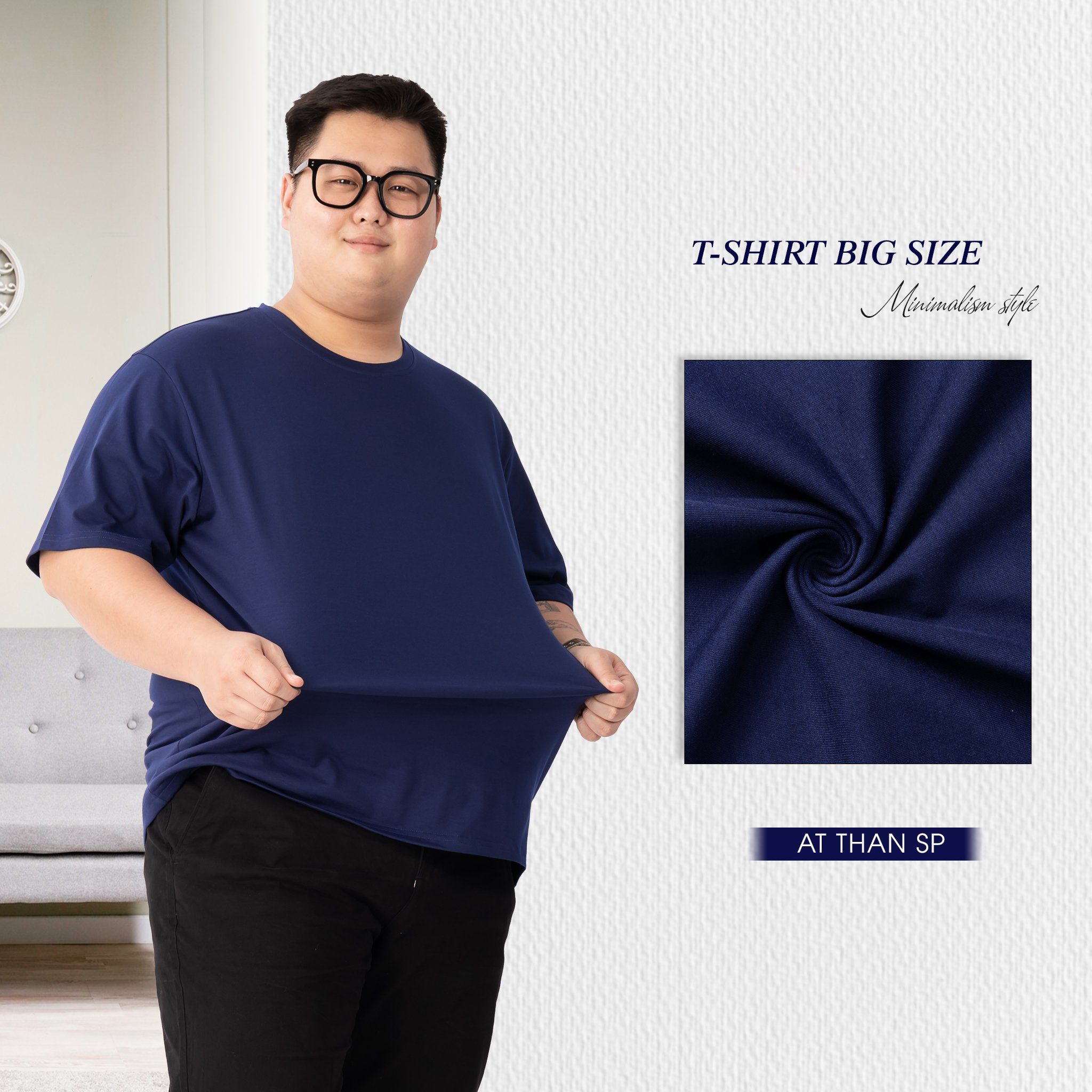 Áo Thun Trơn Basic Big Size Nam