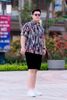 Áo Sơ Mi Ngắn Tay Big Size Nam In Họa Tiết Kẻ Màu