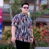Áo Sơ Mi Ngắn Tay Big Size Nam In Họa Tiết Kẻ Màu