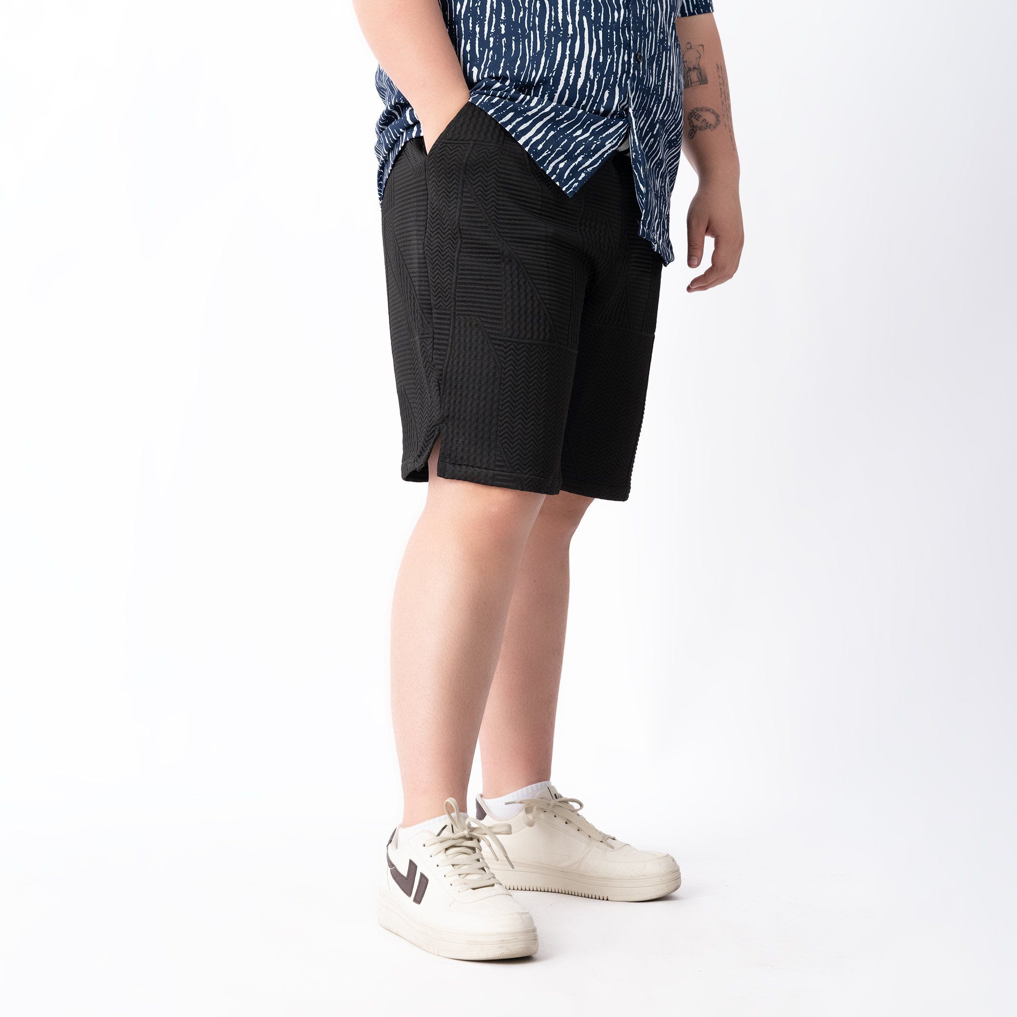 Quần Short Nỉ Gân Big Size Nam