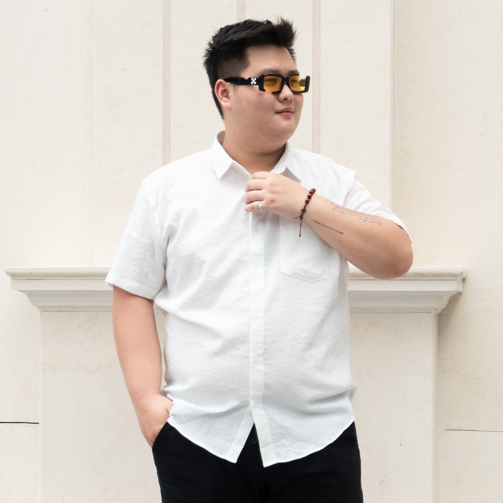 Áo Sơ Mi Đũi Big Size Nam