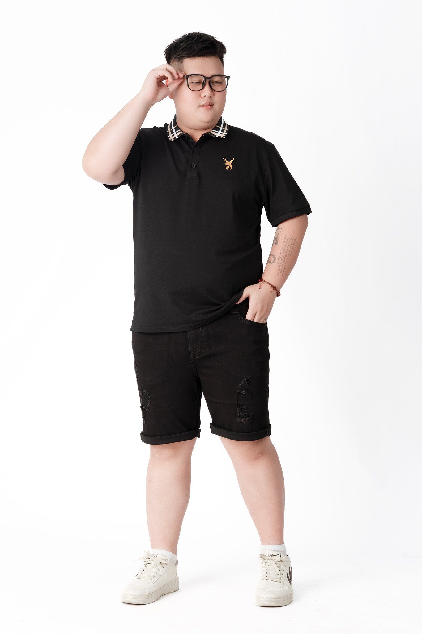 Áo Polo Kẻ Cổ Big Size Nam