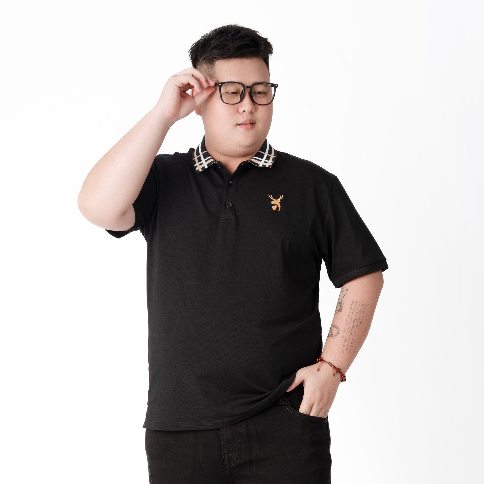 Áo Polo Kẻ Cổ Big Size Nam