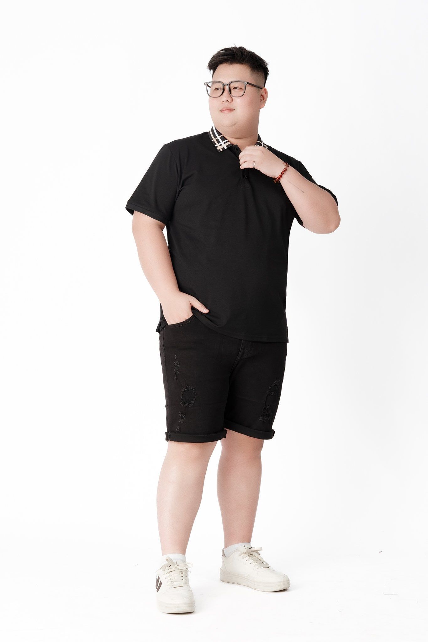 Áo Polo Kẻ Cổ Big Size Nam