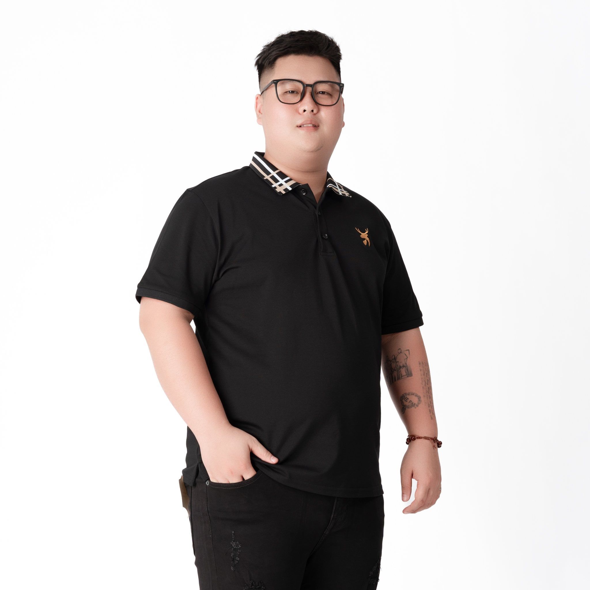 Áo Polo Kẻ Cổ Big Size Nam