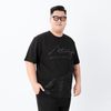 Bộ Đồ Thun Đen In Họa Tiết big size nam