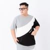 Bộ Đồ Thun Đen Trắng Xám big size nam