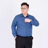 Áo Sơ Mi Xanh Dài Tay Big Size Nam