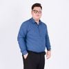 Áo Sơ Mi Xanh Dài Tay Big Size Nam