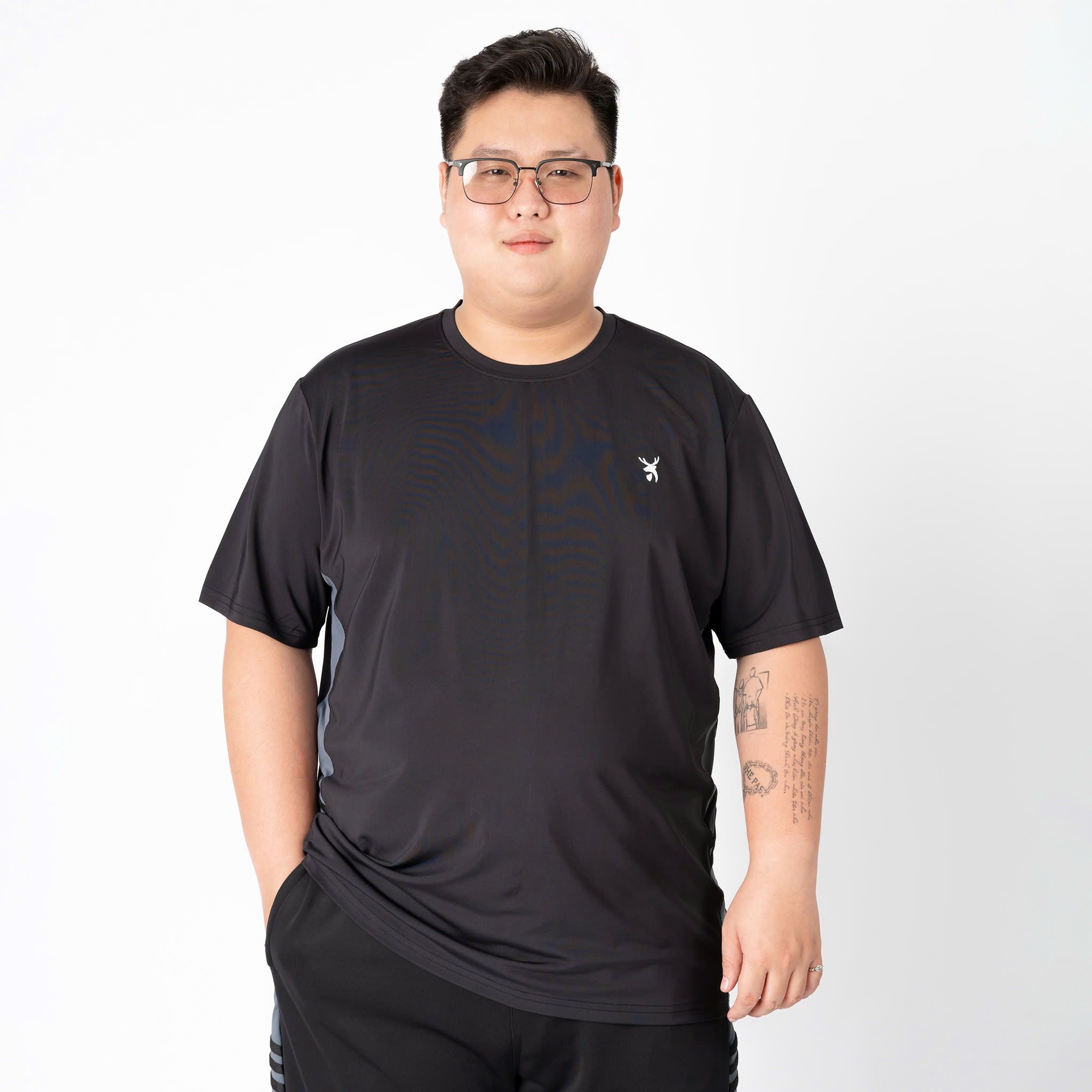 Bộ Đồ Thun Đen Thể Thao big size nam