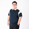 Áo Polo Xanh Trắng big size nam