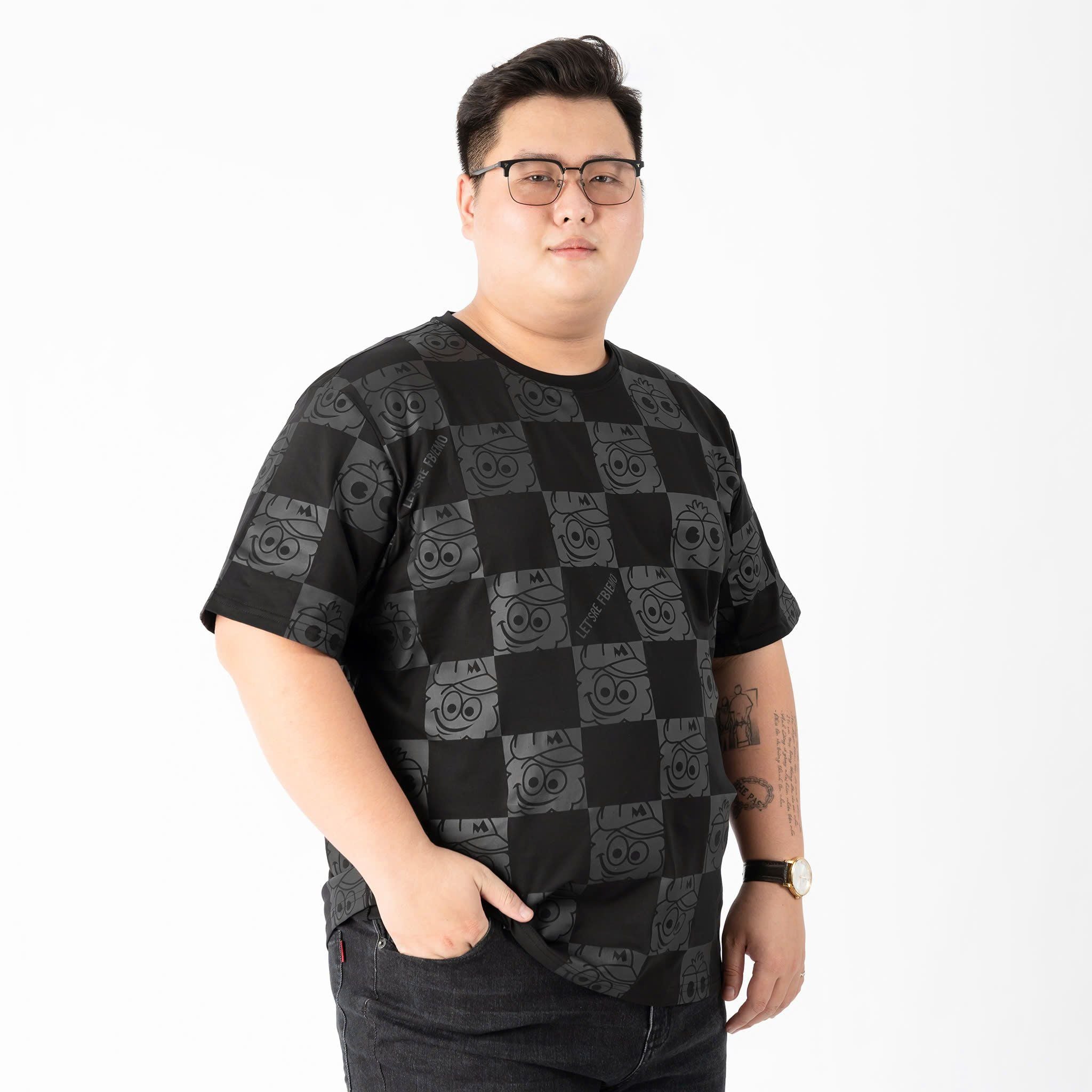 Áo Thun Họa Tiết Caro big size nam