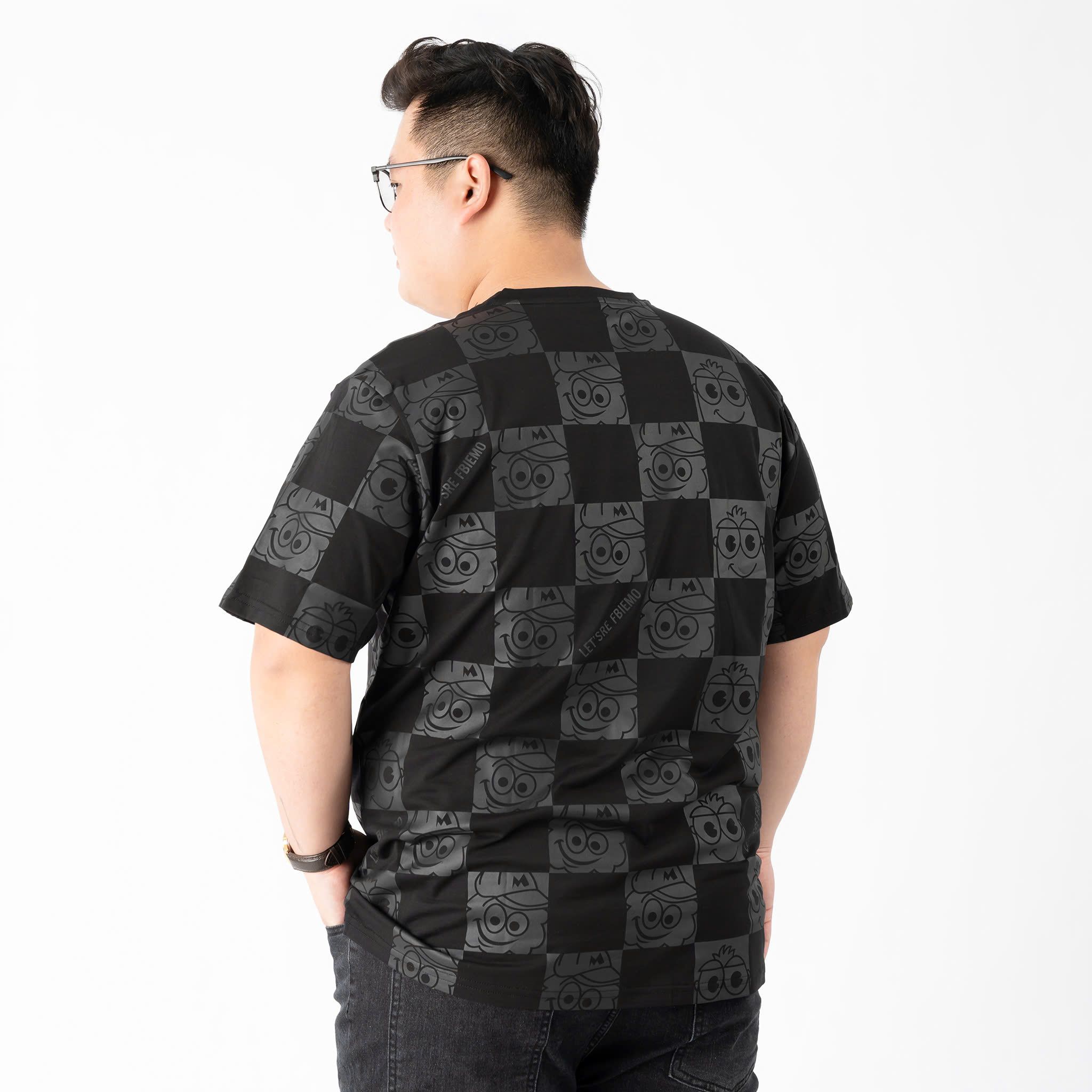 Áo Thun Họa Tiết Caro big size nam