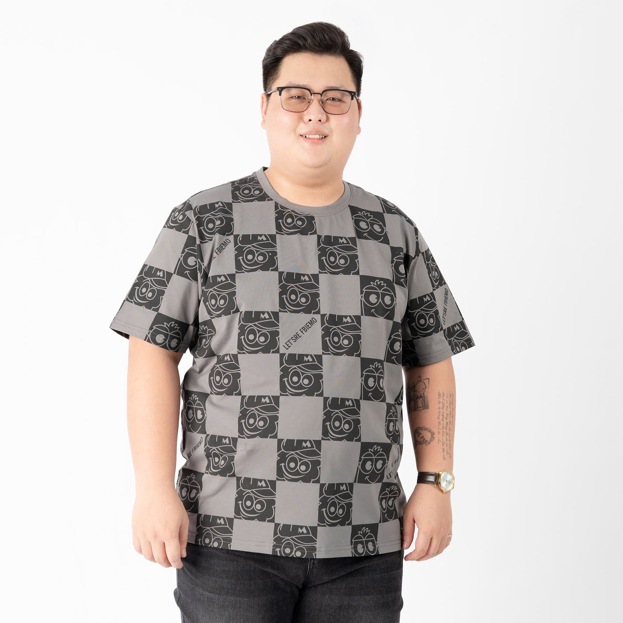 Áo Thun Họa Tiết Caro big size nam
