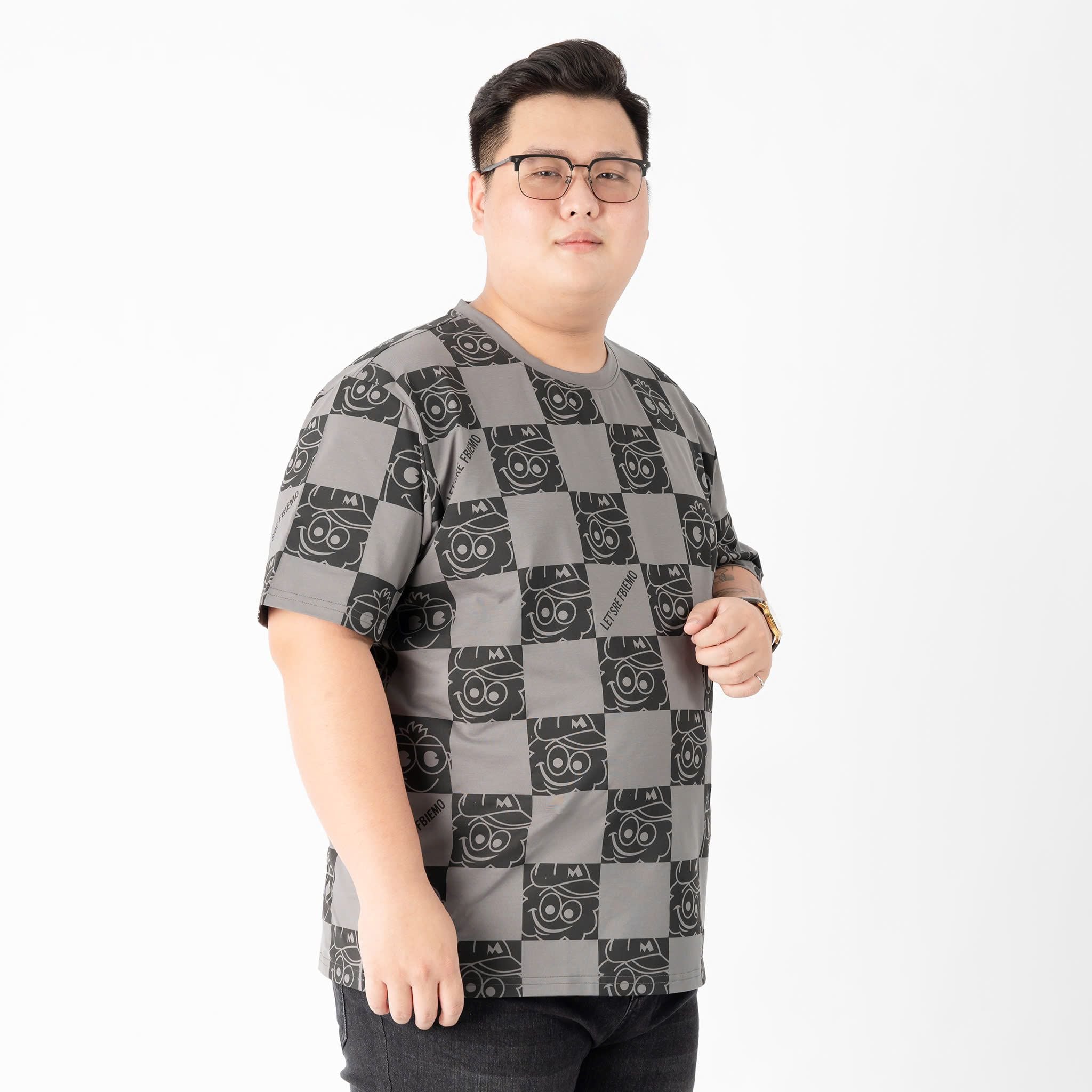 Áo Thun Họa Tiết Caro big size nam