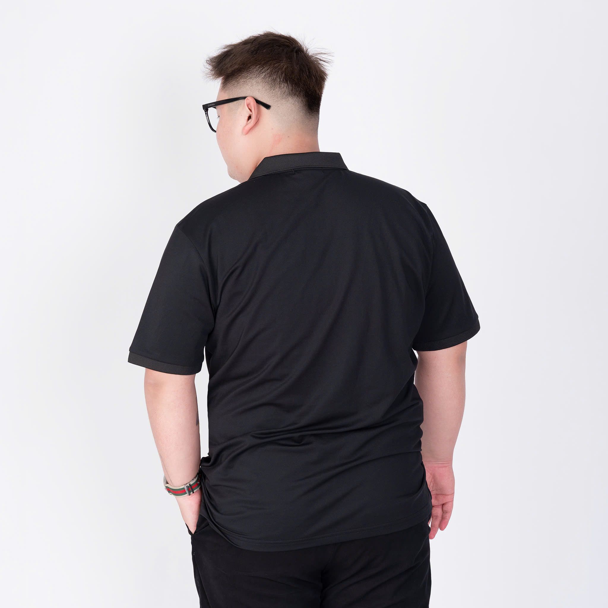 Áo Polo Trắng Đen Big Size Nam