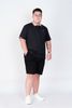 Áo Polo Đen Phối Cổ Big Size Nam