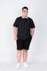 Áo Polo Đen Phối Cổ Big Size Nam
