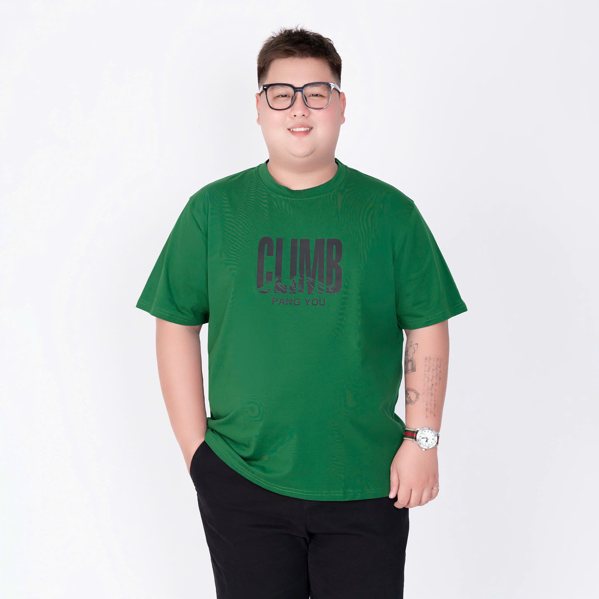 Áo Thun Xanh Big Size Nam