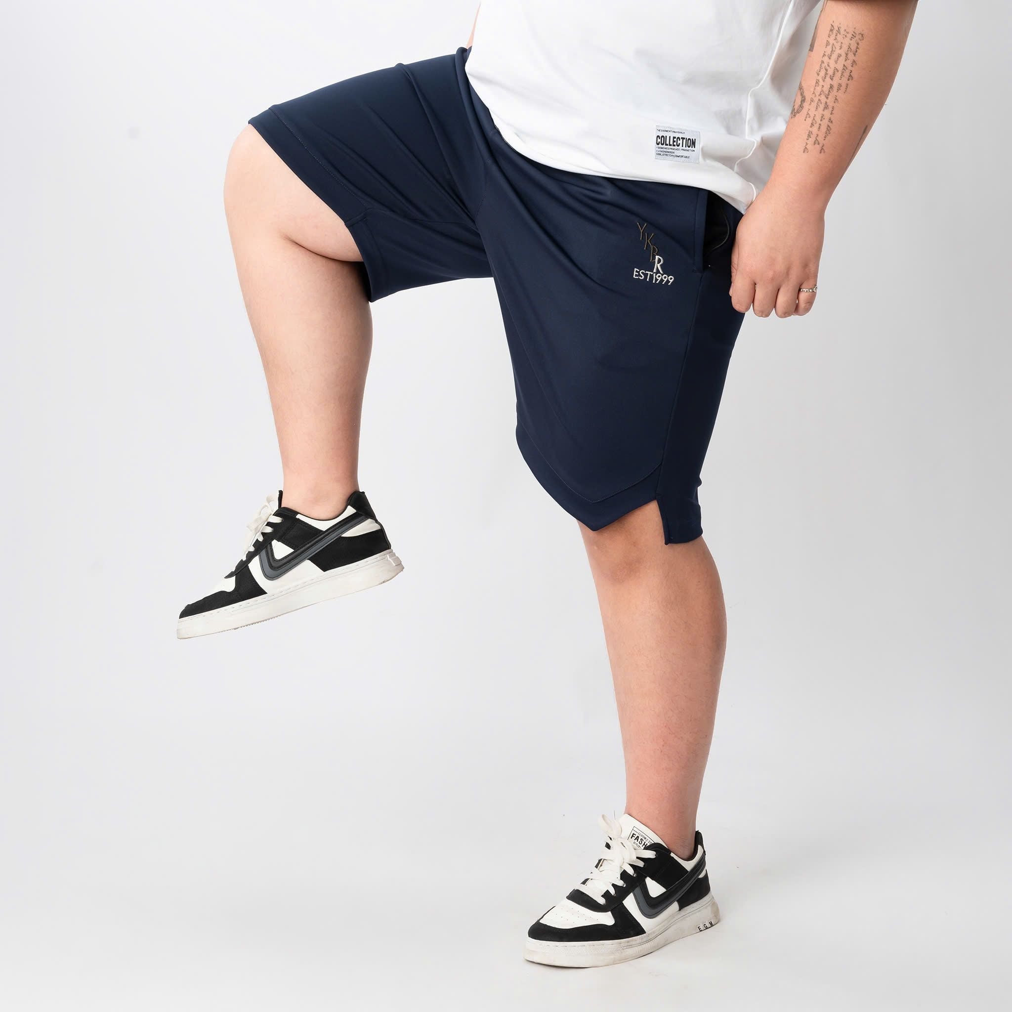 Quần Short Thun Xanh Big Size Nam