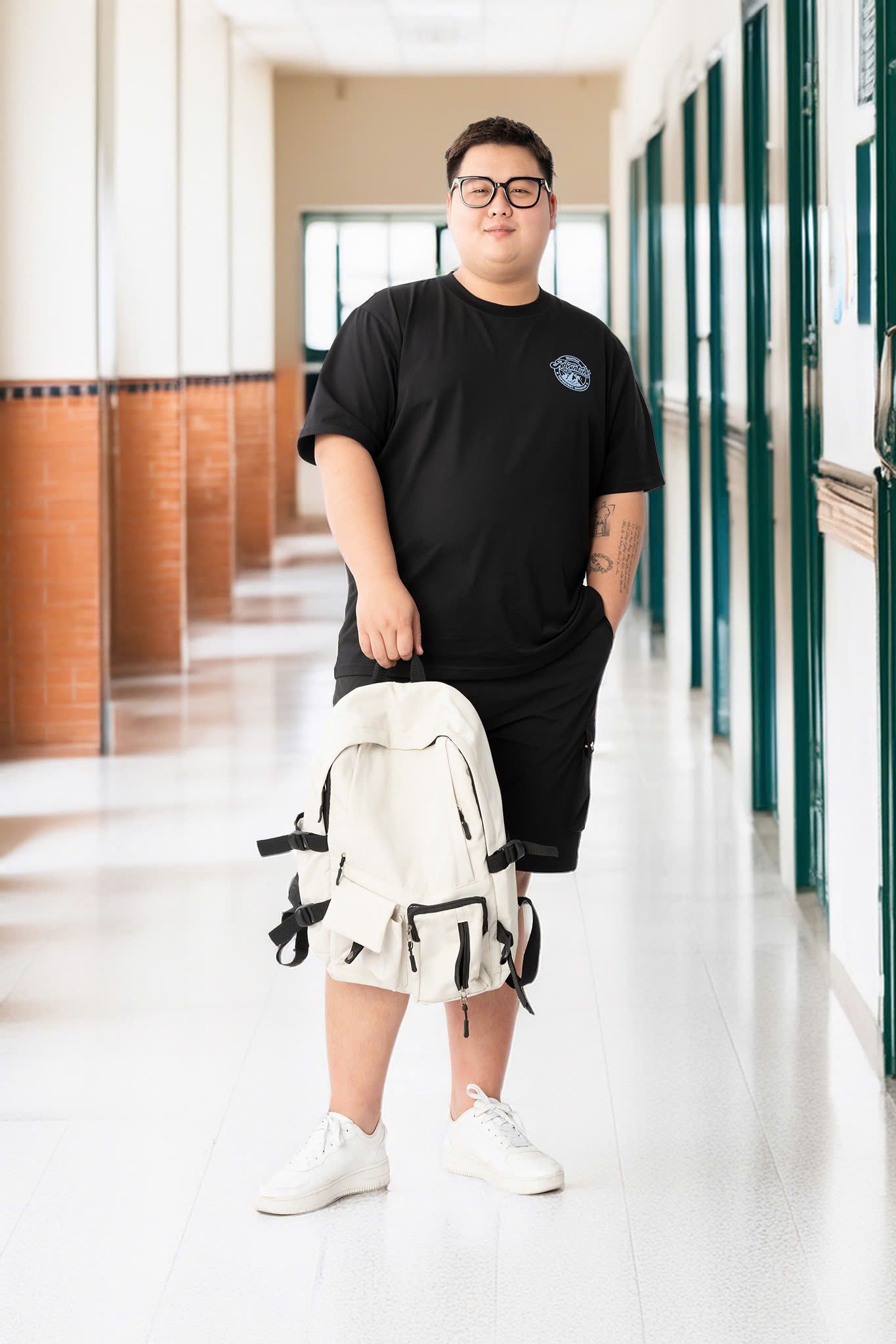 Quần Short Gió Đen Big Size Nam Túi Hộp