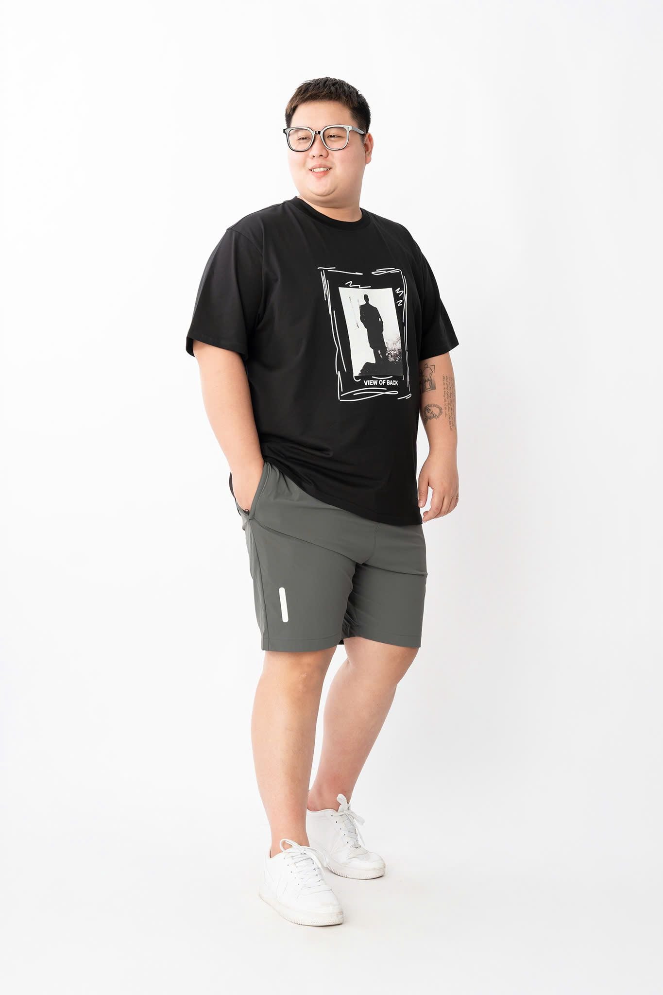 Áo Thun Đen In A1 Big Size Nam