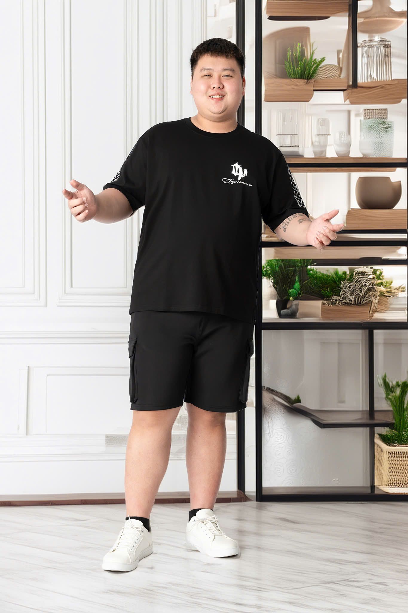 Áo Thun Big Size Nam In Logo 3D