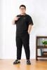 Áo Polo Đen Big Size Nam Cổ CARO