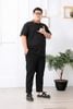 Áo Polo Đen Big Size Nam Cổ CARO