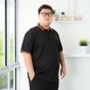 Áo Polo Đen Big Size Nam Cổ CARO