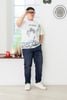Quần Jean Xanh Wash Big Size Nam