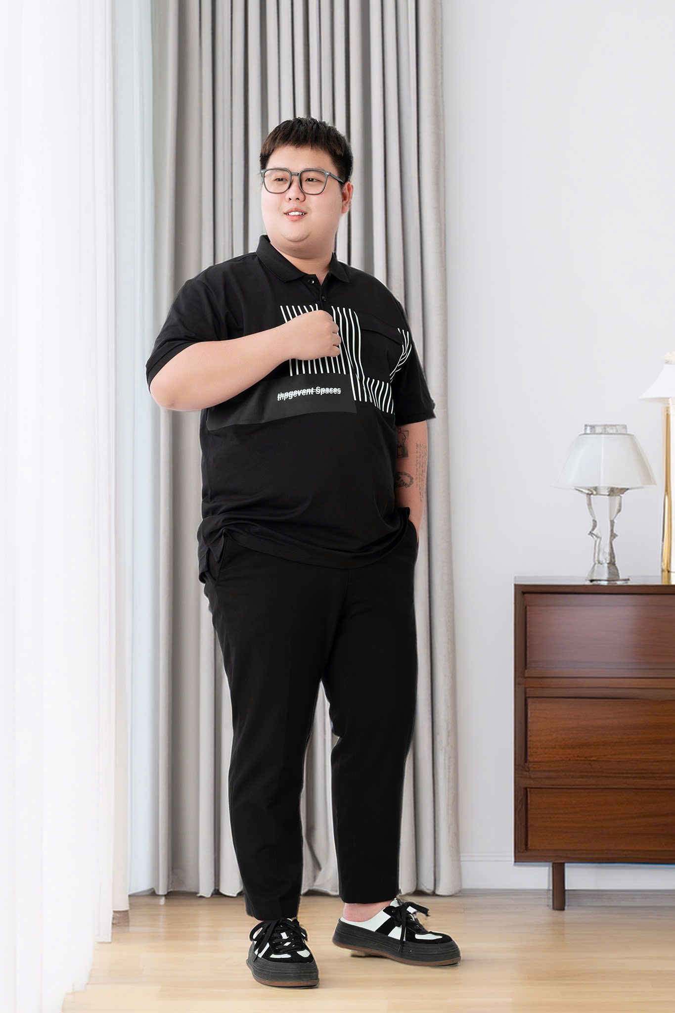 Áo Polo Đen A3 Big Size Nam