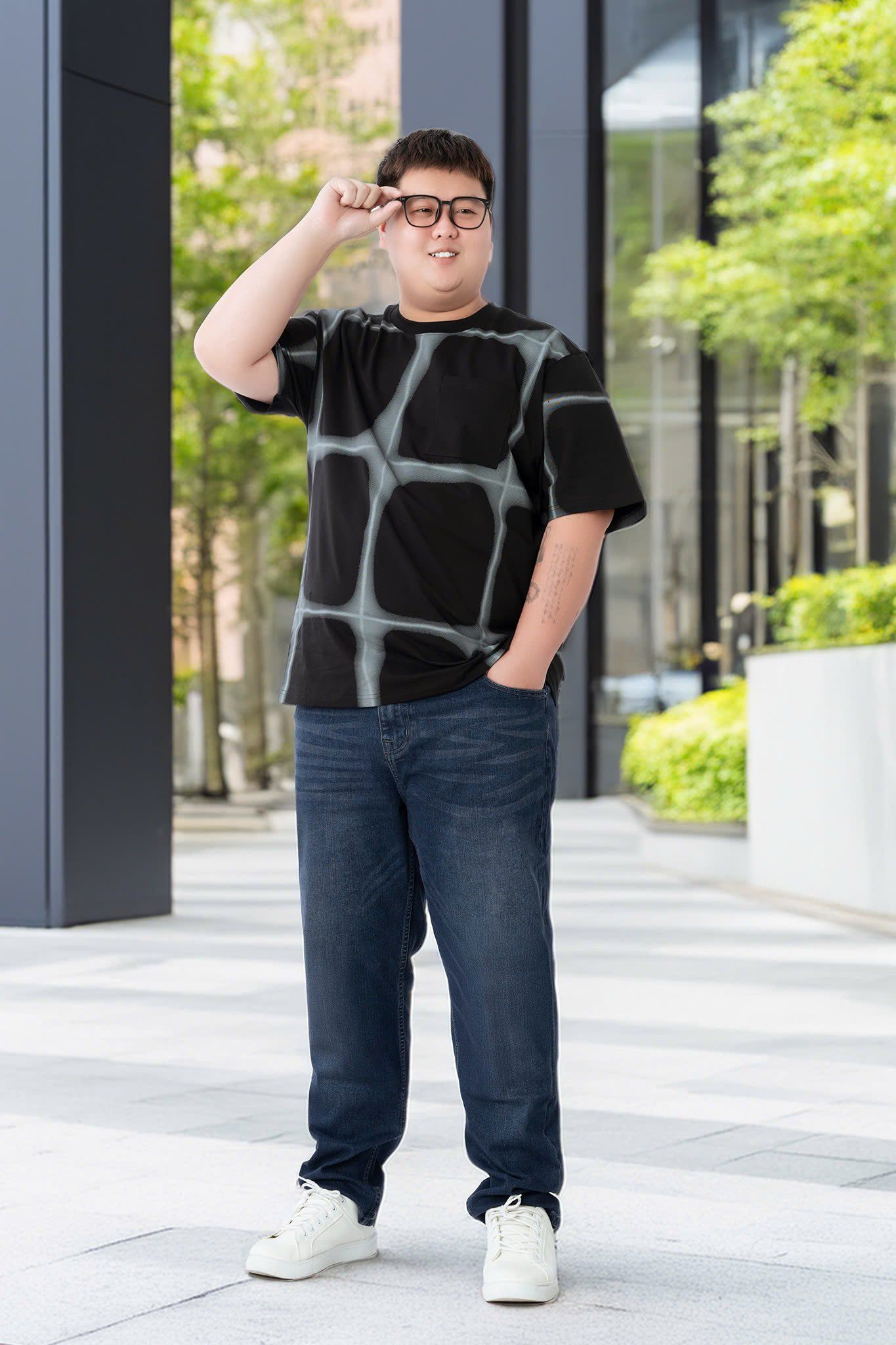 Áo Thun Đen B8 Big Size Nam