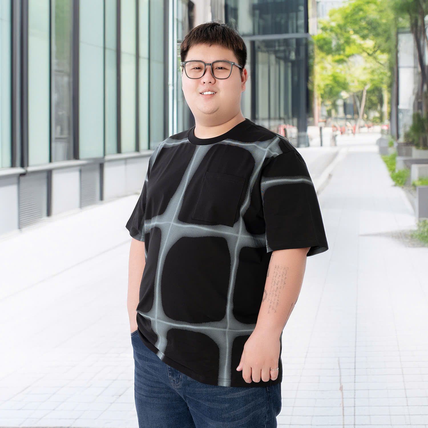 Áo Thun Đen B8 Big Size Nam