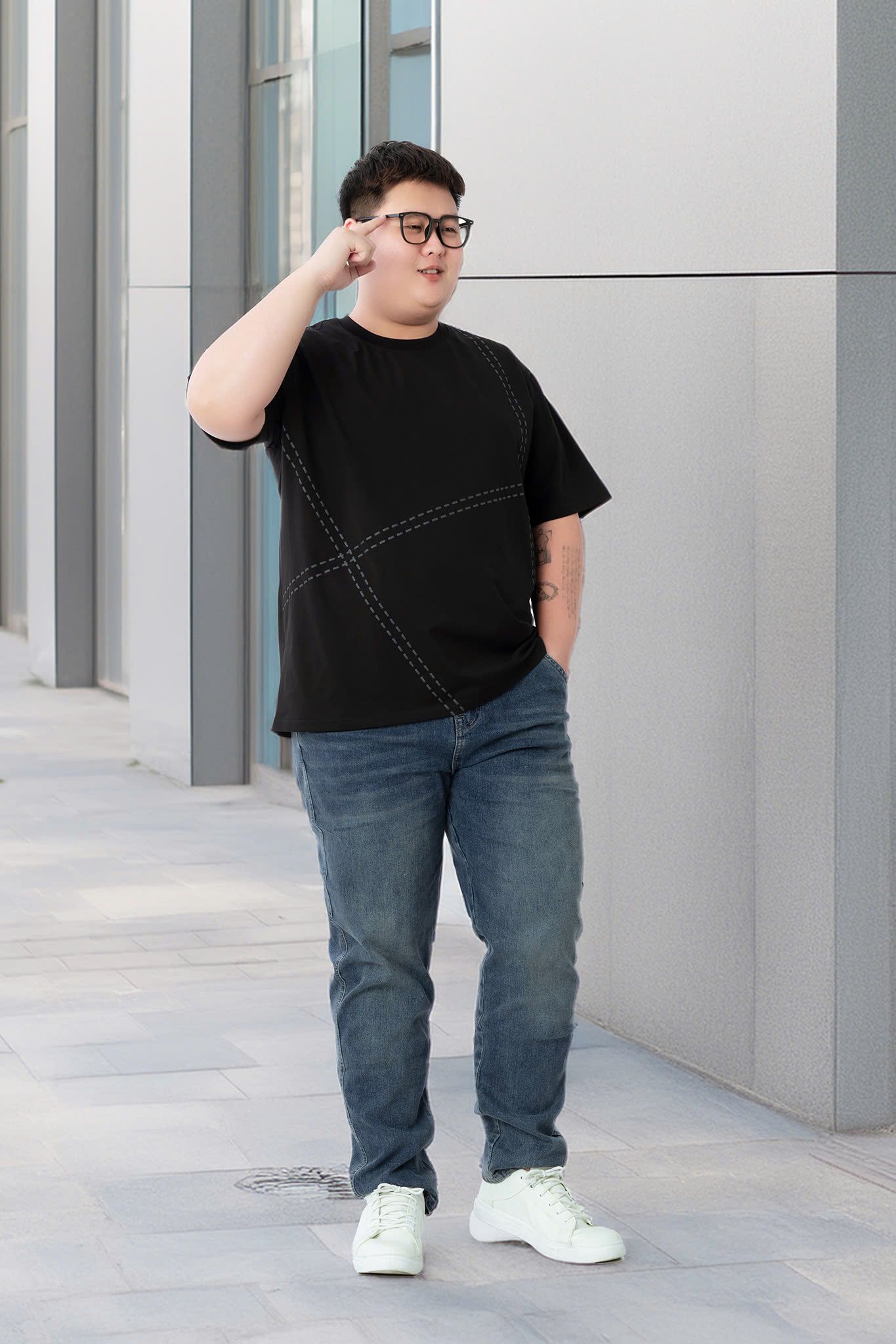 Áo Thun Đen B1 Big Size Nam