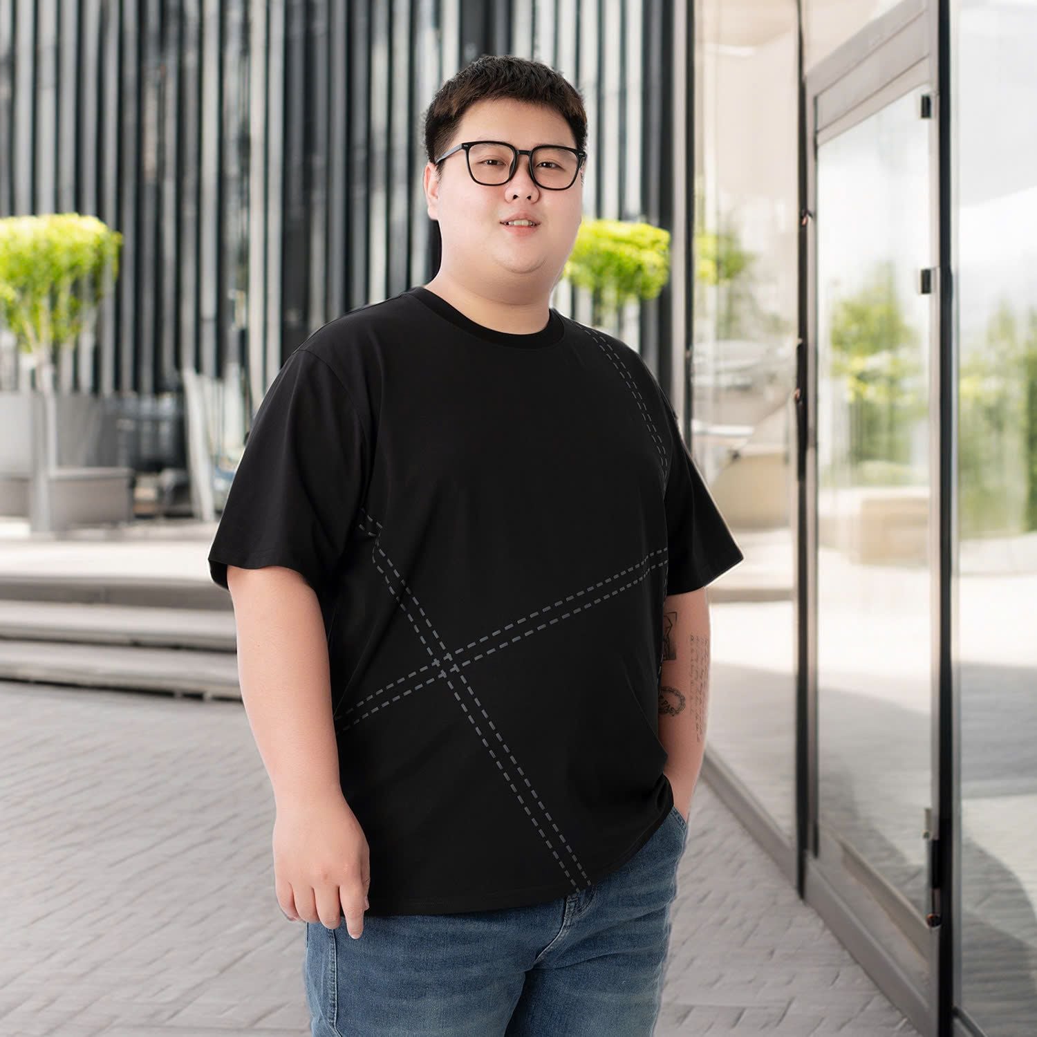 Áo Thun Đen B1 Big Size Nam