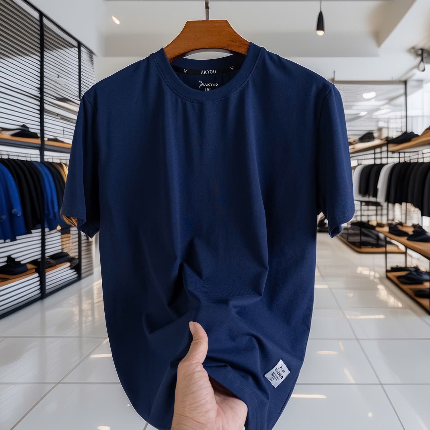 Áo Thun Cotton Big Size Nam Đủ Màu