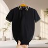 Áo Polo Viền Nâu Big Size Nam