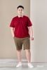 Áo Polo Đỏ Họa Tiết Big Size Nam