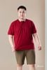 Áo Polo Đỏ Họa Tiết Big Size Nam