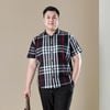 Áo Sơ Mi Cotton Cộc Tay Kẻ Big Size Nam