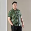 Áo Sơ Mi Cotton Cộc Tay Kẻ Big Size Nam
