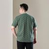 Áo Polo Xanh Họa Tiết A6 Big Size Nam