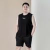 Áo Ba Lỗ Cotton Đen Họa Tiết Big Size Nam