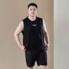 Áo Ba Lỗ Cotton Đen Họa Tiết Big Size Nam