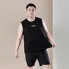 Áo Ba Lỗ Cotton Đen Họa Tiết Big Size Nam